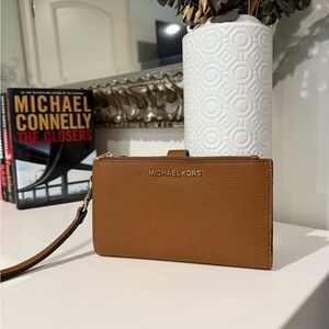 Michael Kors Tan Wristlet